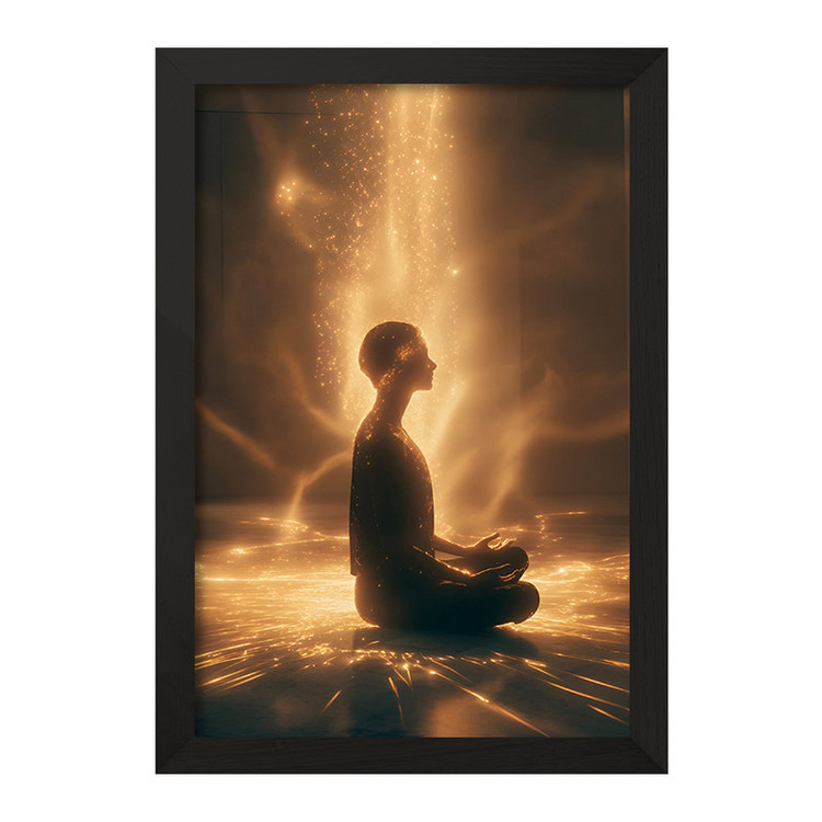 تابلو خندالو مدل مدیتیشن (Meditation) کد F8891