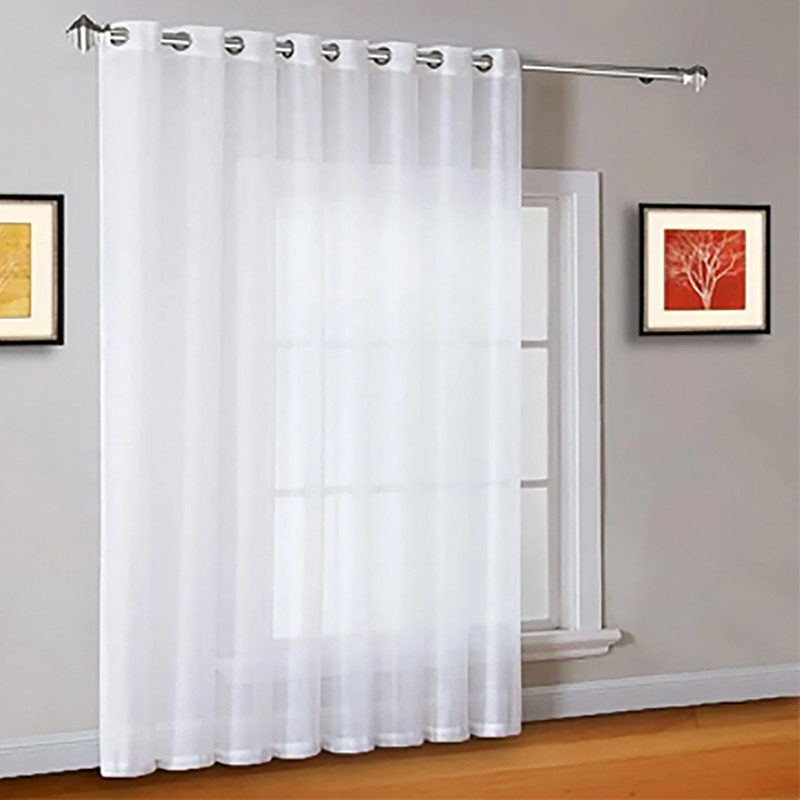 پرده نوین دکور سیلوانا مدل حریر ساده NY14  سایز 280x140 سانتی‌متر