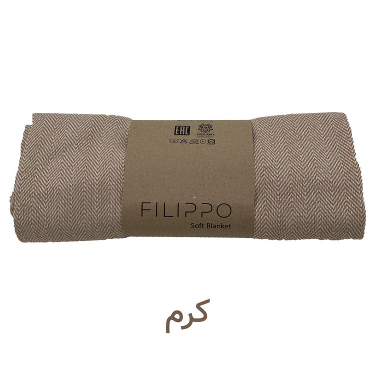 شال مبل و تخت کوکو جم مدل فلیپو Filippo سایز 200x150 سانتیمتر