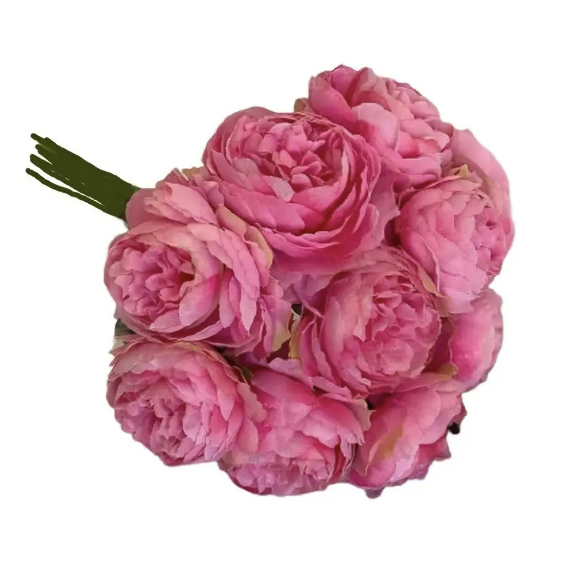 دسته گل مصنوعی مدل پائونیا 7 شاخه