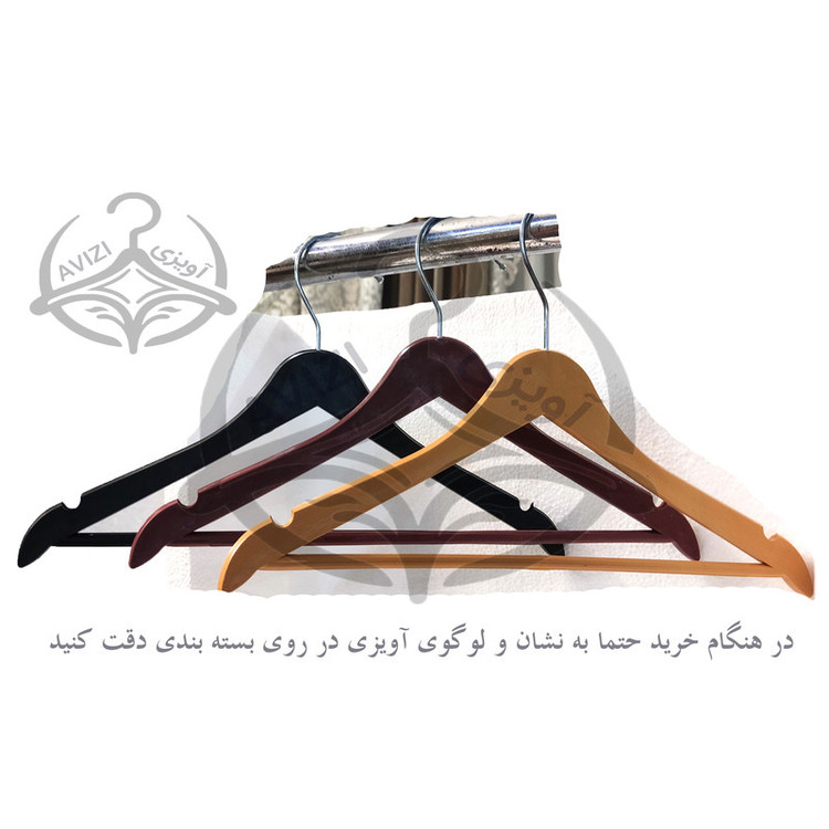 چوب لباسی طرح چوب افرا بسته 24 عددی