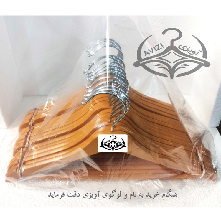 چوب لباسی طرح چوب افرا بسته 24 عددی