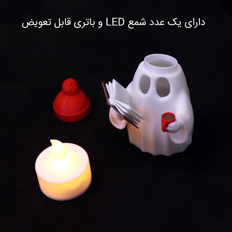 دکوری مدل روح کتابخانه طرح LED