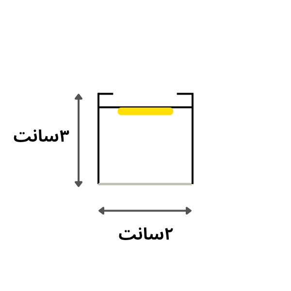 چراغ روکار خطی مدل 6330