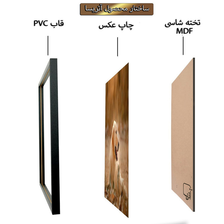 تابلو آتریسا طرح آیت الکرسی مدل AT00779 مجموعه 3 عددی