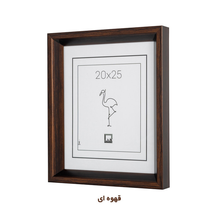 قاب عکس کرانه مدل شیب دار F208-2025 سایز 20 در 25 سانتی متر