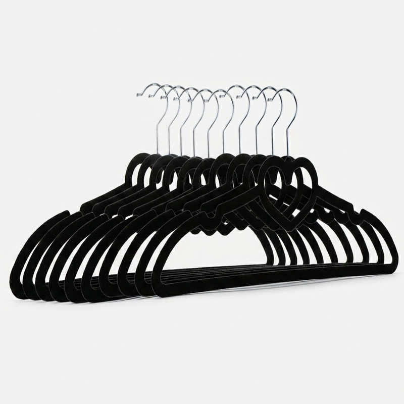چوب لباسی مدل آویزی قلبی کد 038 بسته 10 عددی