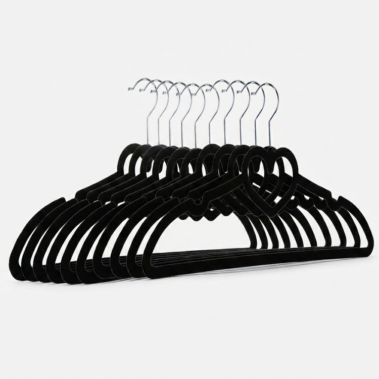 چوب لباسی مدل آویزی قلبی کد 038 بسته 10 عددی