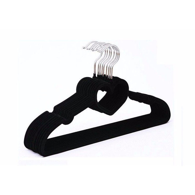 چوب لباسی مدل آویزی قلبی کد 038 بسته 10 عددی