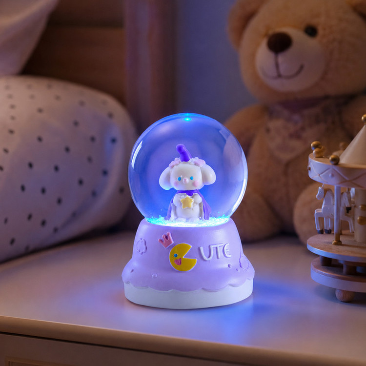 گوی چراغدار مدل Cute با نور LED چشمک زن قرمز و آبی