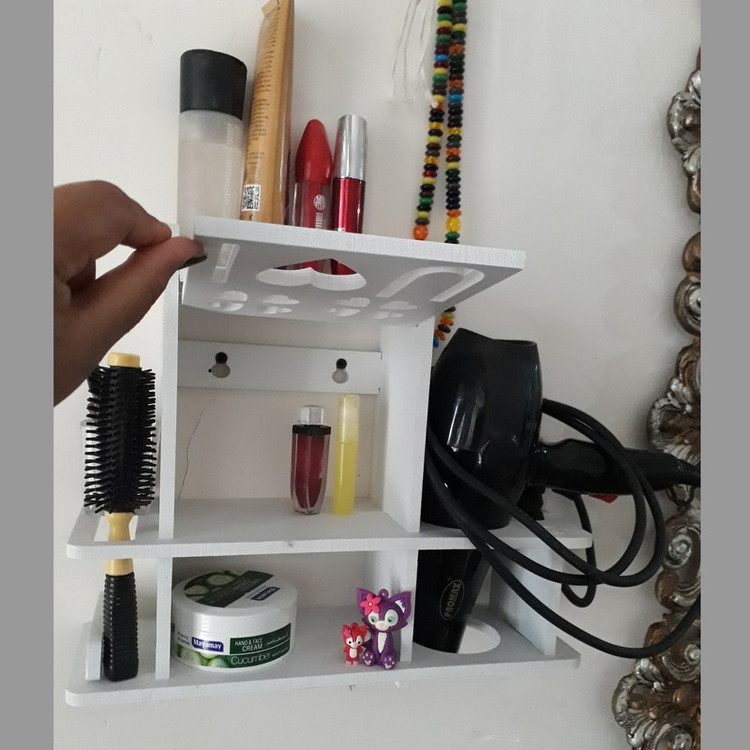 شلف دیواری خونه خاص مدل جاسشوار طرح خطی
