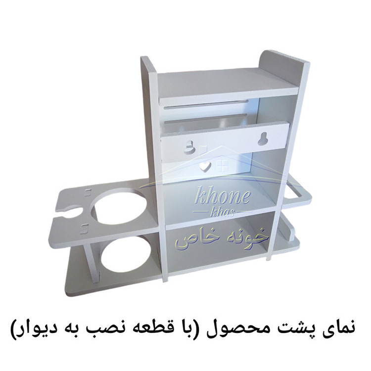 شلف دیواری خونه خاص مدل جاسشوار طرح خطی