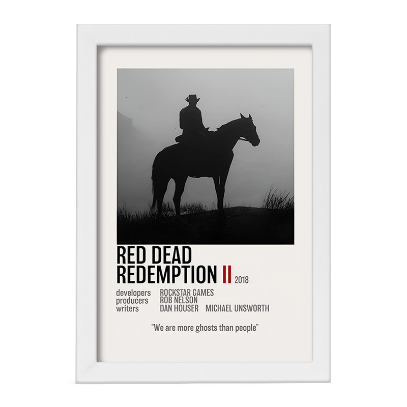 تابلو خندالو طرح رد دد (Red Dead) کد F13456