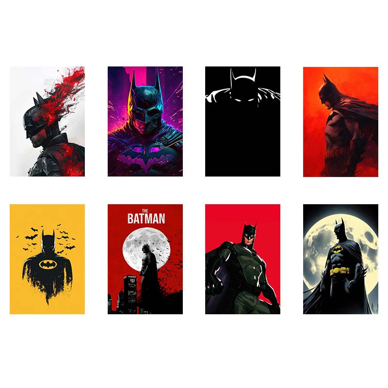 پوستر کارنیکا طرح بتمن Batman کد 71181 مجموعه 8 عددی