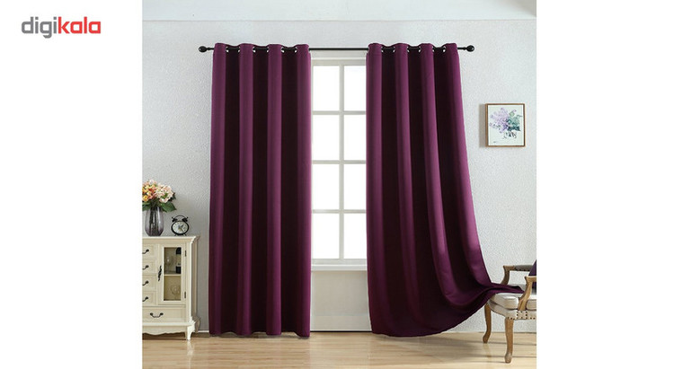 پرده کد st1 سایز 140x280 سانتی متر
