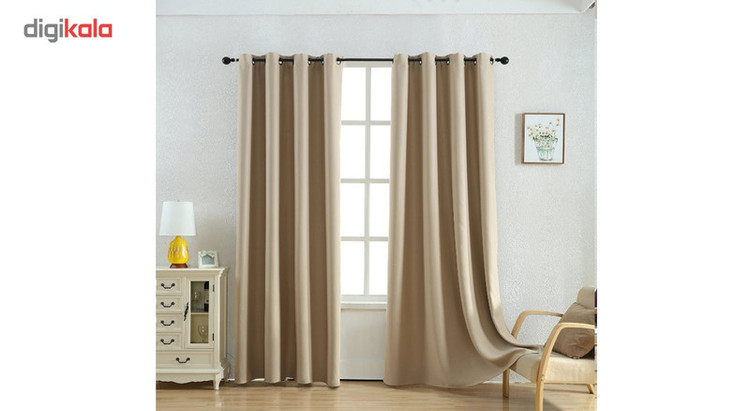 پرده کد st1 سایز 140x280 سانتی متر
