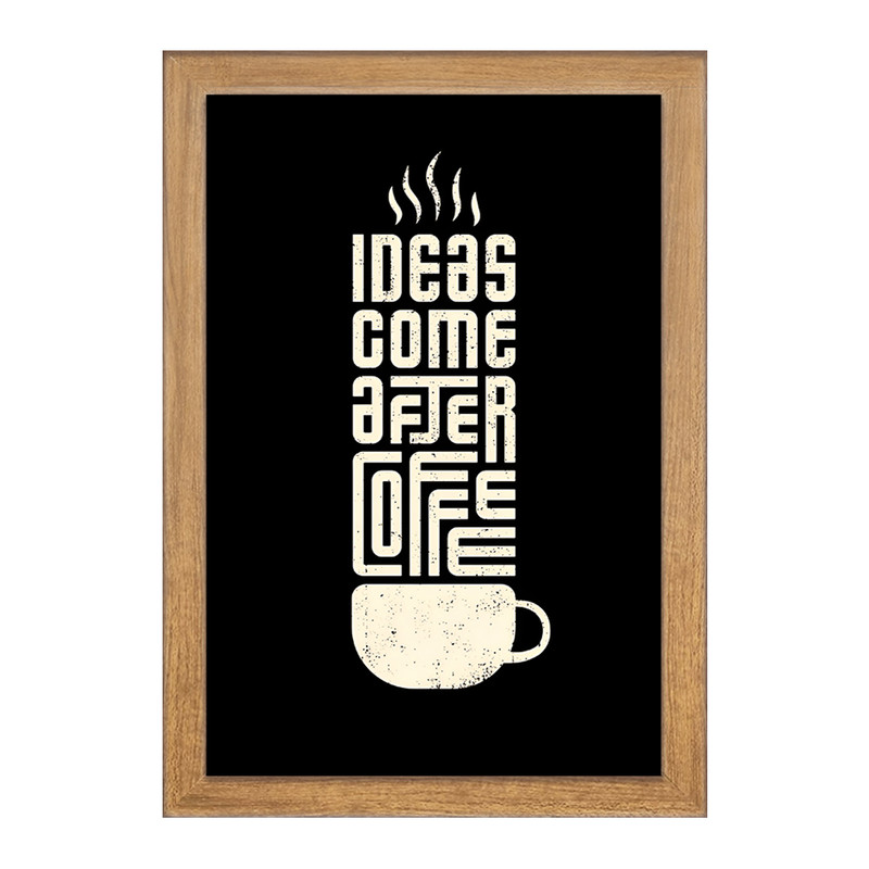 تابلو خندالو مدل قهوه (Coffee) کد F4085