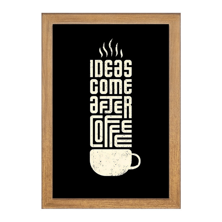 تابلو خندالو مدل قهوه (Coffee) کد F4085