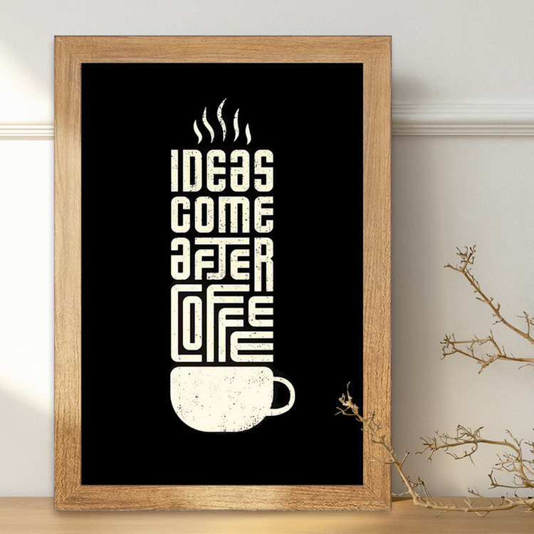 تابلو خندالو مدل قهوه (Coffee) کد F4085