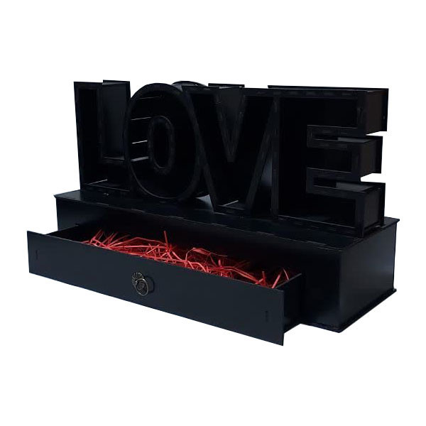باکس گل مدل LOVE کد B60