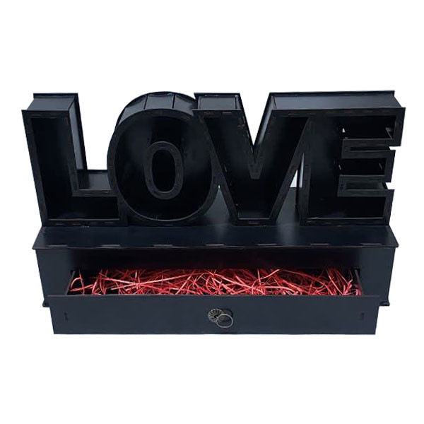باکس گل مدل LOVE کد B60
