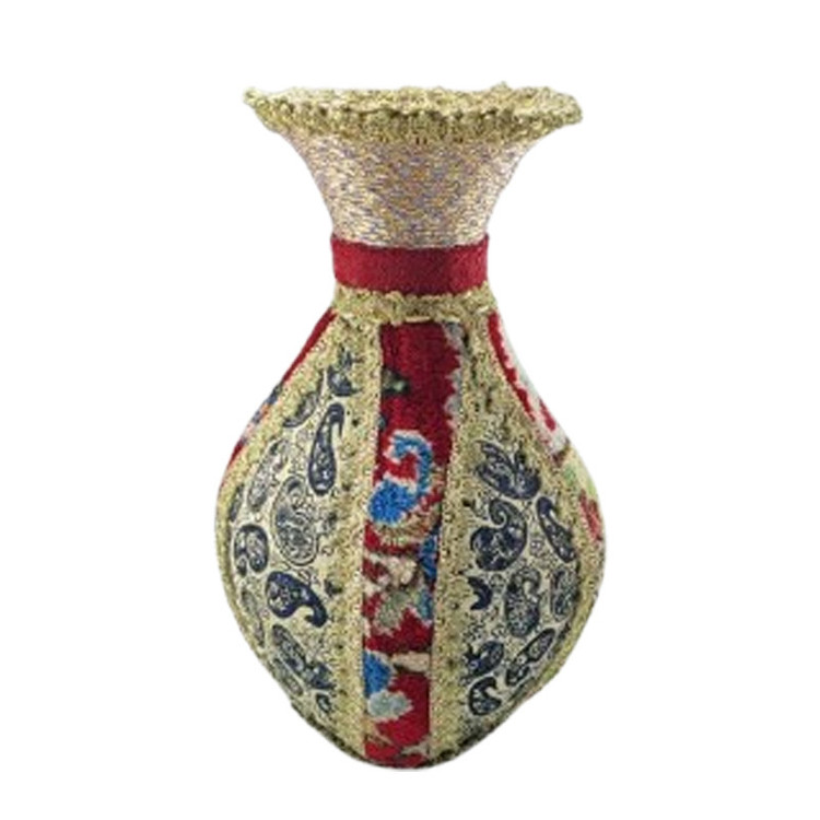 گلدان سفالی طرح فرش دستبافت مدل fd-22