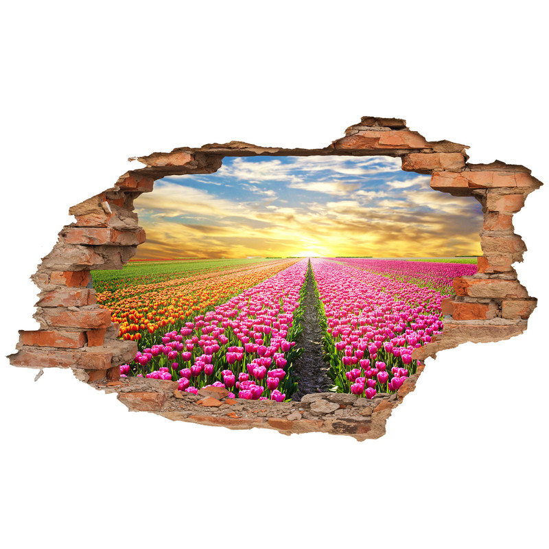 استیکر سه بعدی ژیوار طرح دشت گل