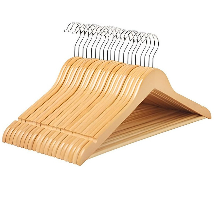 چوب لباسی لینو طرح چوب کد 1 بسته 20 عددی