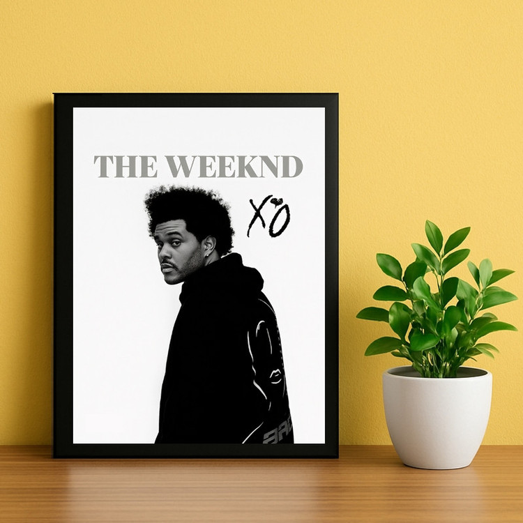 تابلو طرح د ویکند The Weeknd کد 03 فریم مشکی