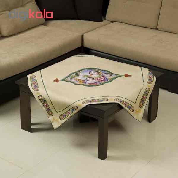 رومیزی شمسه نگار کد T-R-530