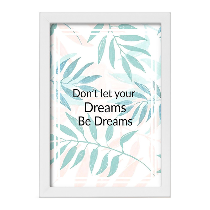 تابلو خندالو مدل Don't Dreams Be Dreams کد F11497