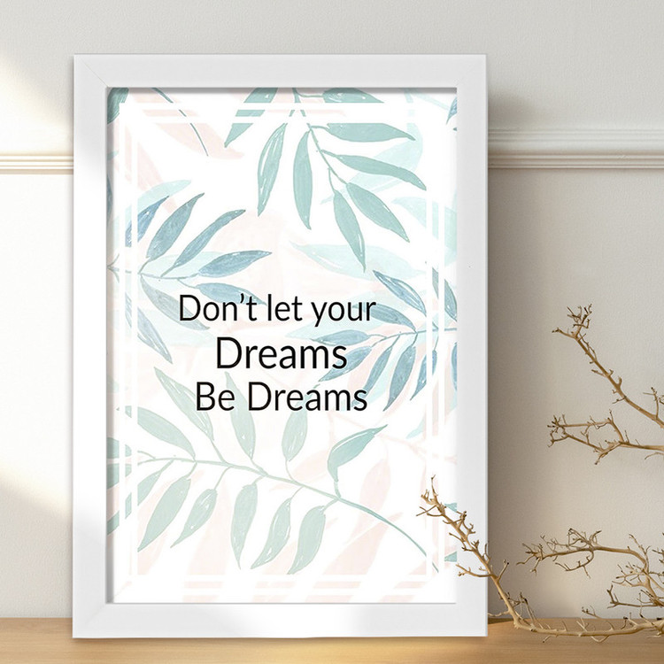 تابلو خندالو مدل Don't Dreams Be Dreams کد F11497