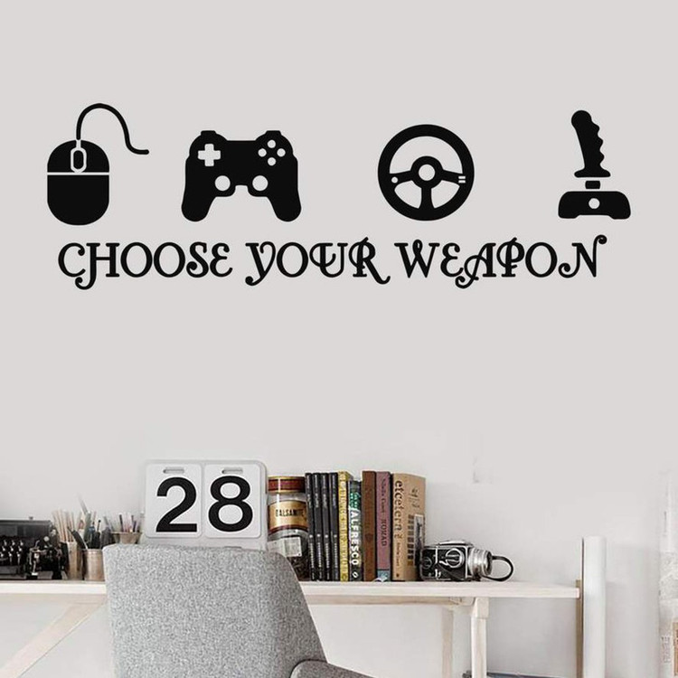 استیکر وی وین آرت طرح Choose Your Weapon کد S26