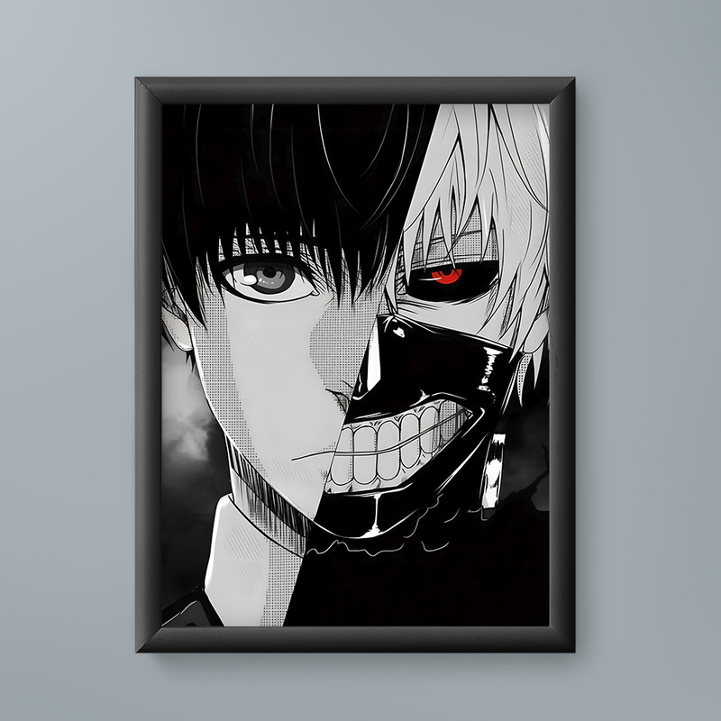تابلو مدل انیمه کن کانکی توکیو غول Ken Kaneki Tokyo Ghoul anime 07