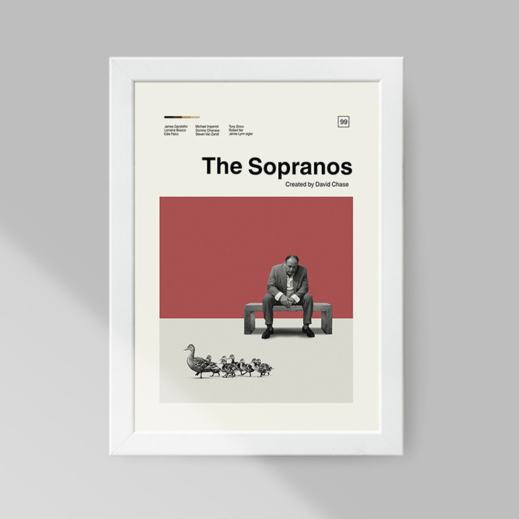 تابلو صبا طرح مدل فیلم The Sopranos کد S1402bw
