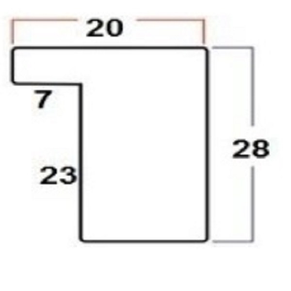قاب عکس بکلیت مدل 20x25-204 مجموعه دو عددی