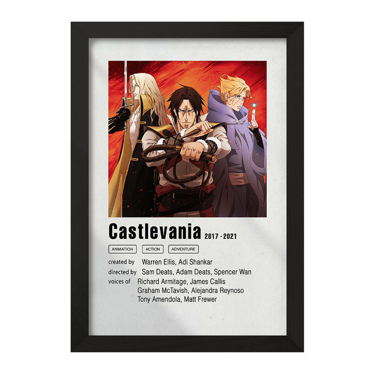 تابلو خندالو مدل انیمه کسلوانیا (Castlevania) کد F11262