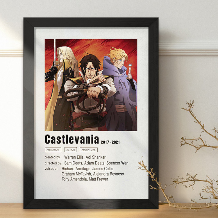 تابلو خندالو مدل انیمه کسلوانیا (Castlevania) کد F11262