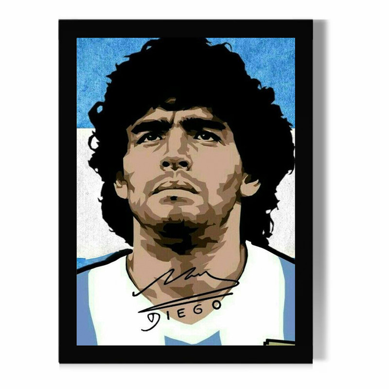 تابلو مدل دیواری طرح دیگو مارادونا Diego Maradona کد FD479