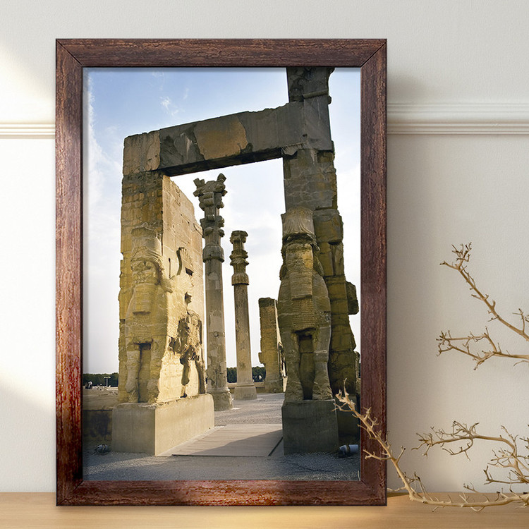 تابلو خندالو طرح تخت جمشید کد F6336