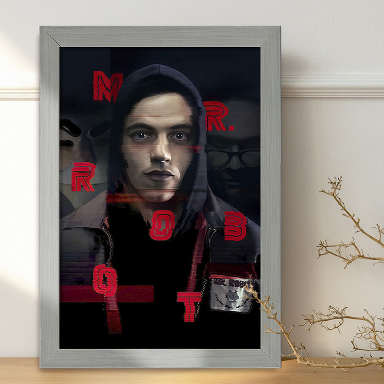 تابلو خندالو طرح مستر ربات (Mr. Robot) کد F13683