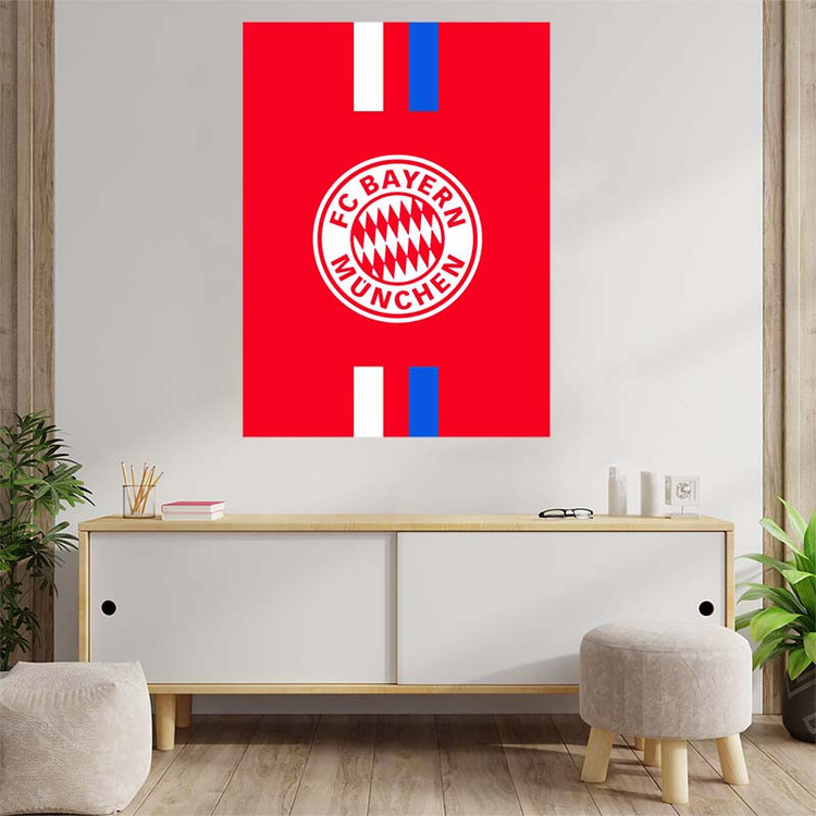 تابلو شاسی کارنیکا طرح بایرن مونیخ Bayern Munich کد 16066 مجموعه 4 عددی