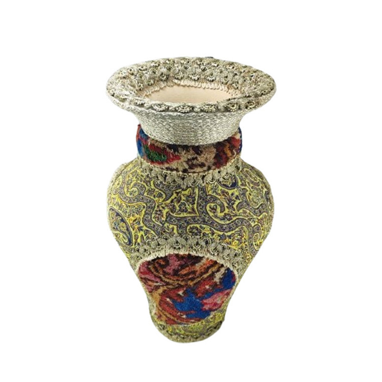 گلدان دست ساز طرح فرش دستبافت مدل df-21
