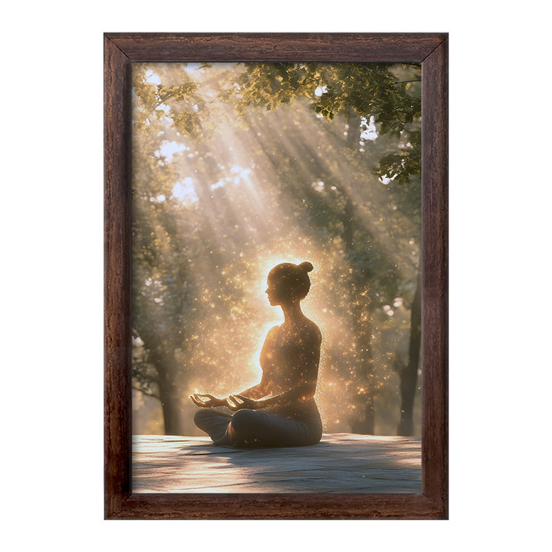تابلو خندالو طرح مدیتیشن (Meditation) کد F8895