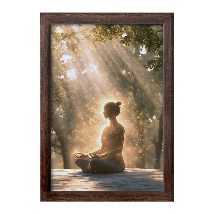 تابلو خندالو طرح مدیتیشن (Meditation) کد F8895