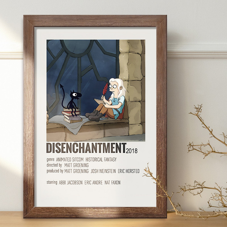تابلو خندالو طرح طلسم شدگان (Disenchantment) کد F13205