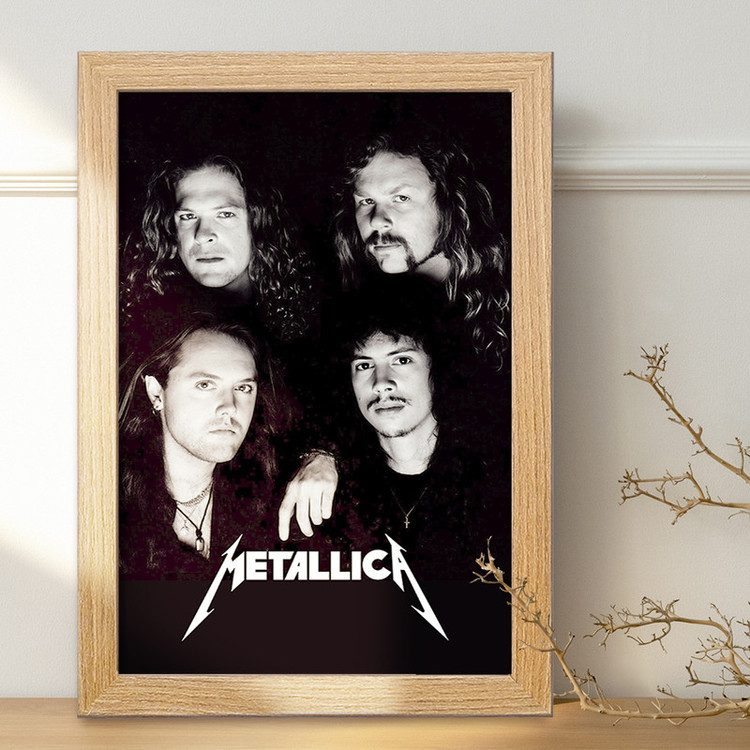 تابلو خندالو مدل گروه موسیقی متالیکا Metallica کد 3262