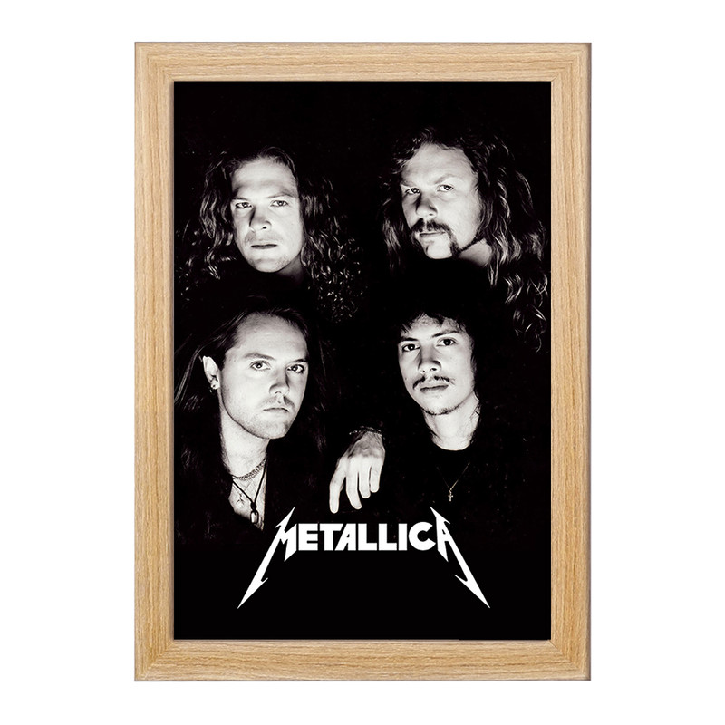 تابلو خندالو مدل گروه موسیقی متالیکا Metallica  کد 3262