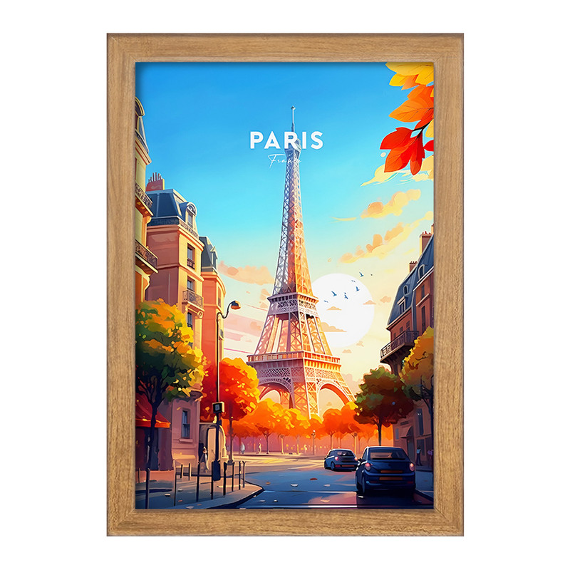 تابلو خندالو مدل پاریس (Paris) کد F6305