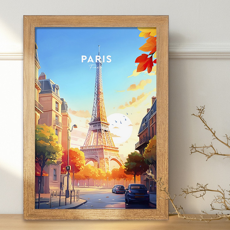 تابلو خندالو مدل پاریس (Paris) کد F6305